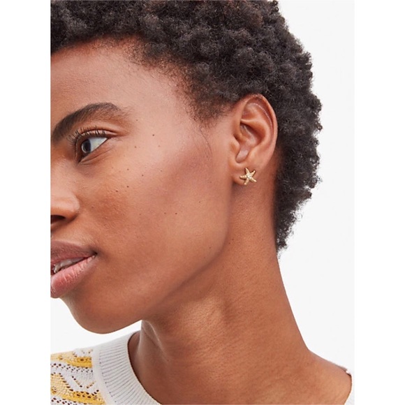 KATE SPADE • Sea Star Starfish Crab Pearl Mismatched Earrings - Picture 2 of 4